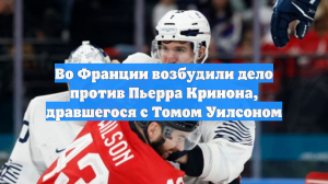 Французский хоккеист Кринон предстанет перед судом за удар вратаря