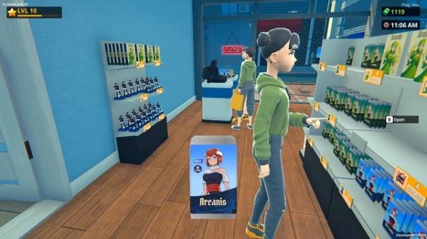 Трейлер Anime Shop Simulator (демо, запуск)