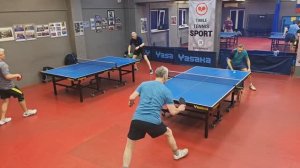 Коренюгин А. (724) - Халаджиев П. (615) настольный теннис 17.02 Малиновый 400+ турнир