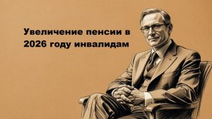 Увеличение пенсии в 2026 инвалидам