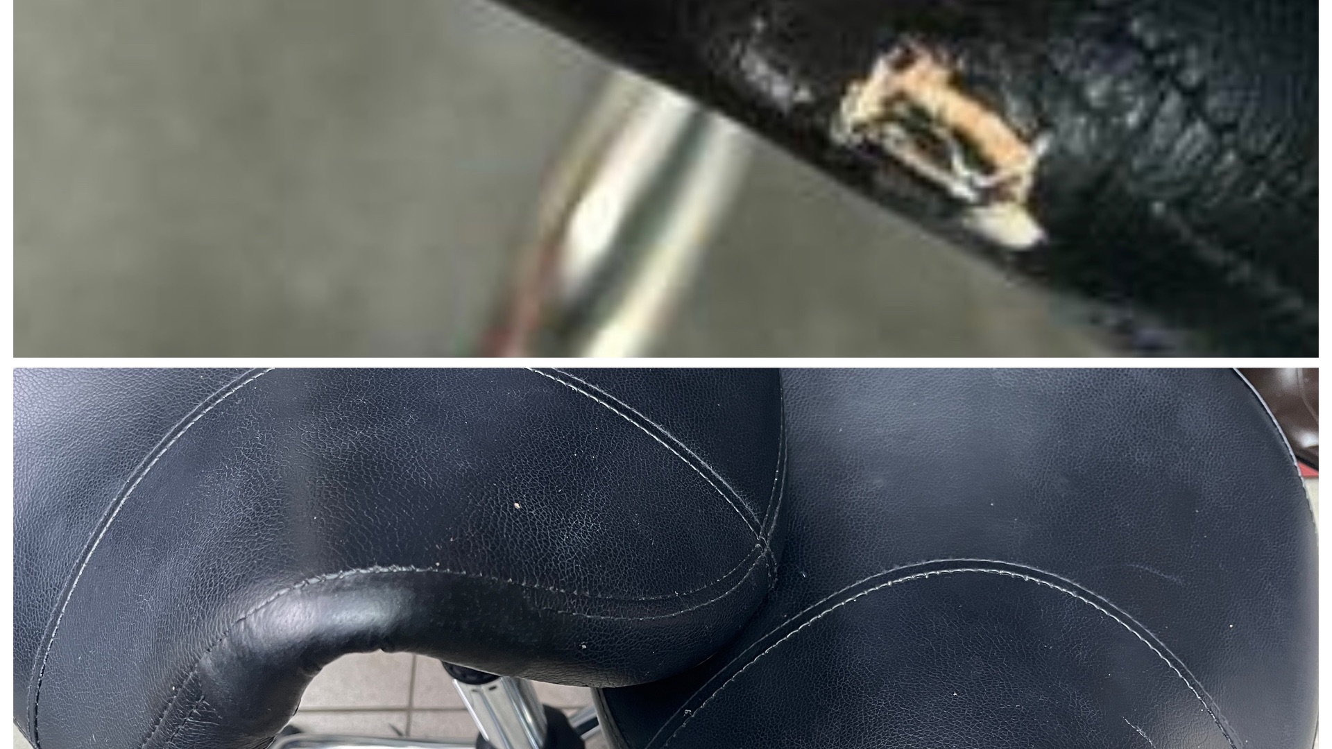 Локальный ремонт обтяжки стульев