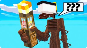 💡ДОМ внутри ФАКЕЛА Против ЛАМПОГОЛОВОГО в МАЙНКРАФТ! НУБИК