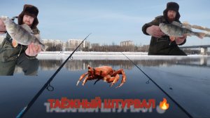 2 РУКИ 2 СПИННИНГА/ТАЁЖНЫЙ ШТУРВАЛ РЫБАЛКА ЗИМОЙ НА ОТВОДНОЙ ПОВОДОК