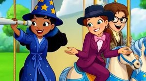 Детская скороговорка про профессии и карусели