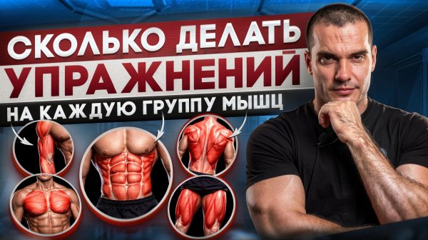 Сколько делать упражнений на каждую группу мышц