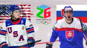 ХОККЕЙ ОЛИМПИАДА МУЖЧИНЫ 1/2 ФИНАЛА.  США - СЛОВАКИЯ.  ТЕКСТОВАЯ ОНЛАЙН ТРАНСЛЯЦИЯ
