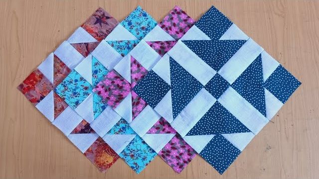 Самый простой лоскутный узор! Идеальное решение для тех, кто хочет сшить свой первый квилт легко смотреть онлайн
