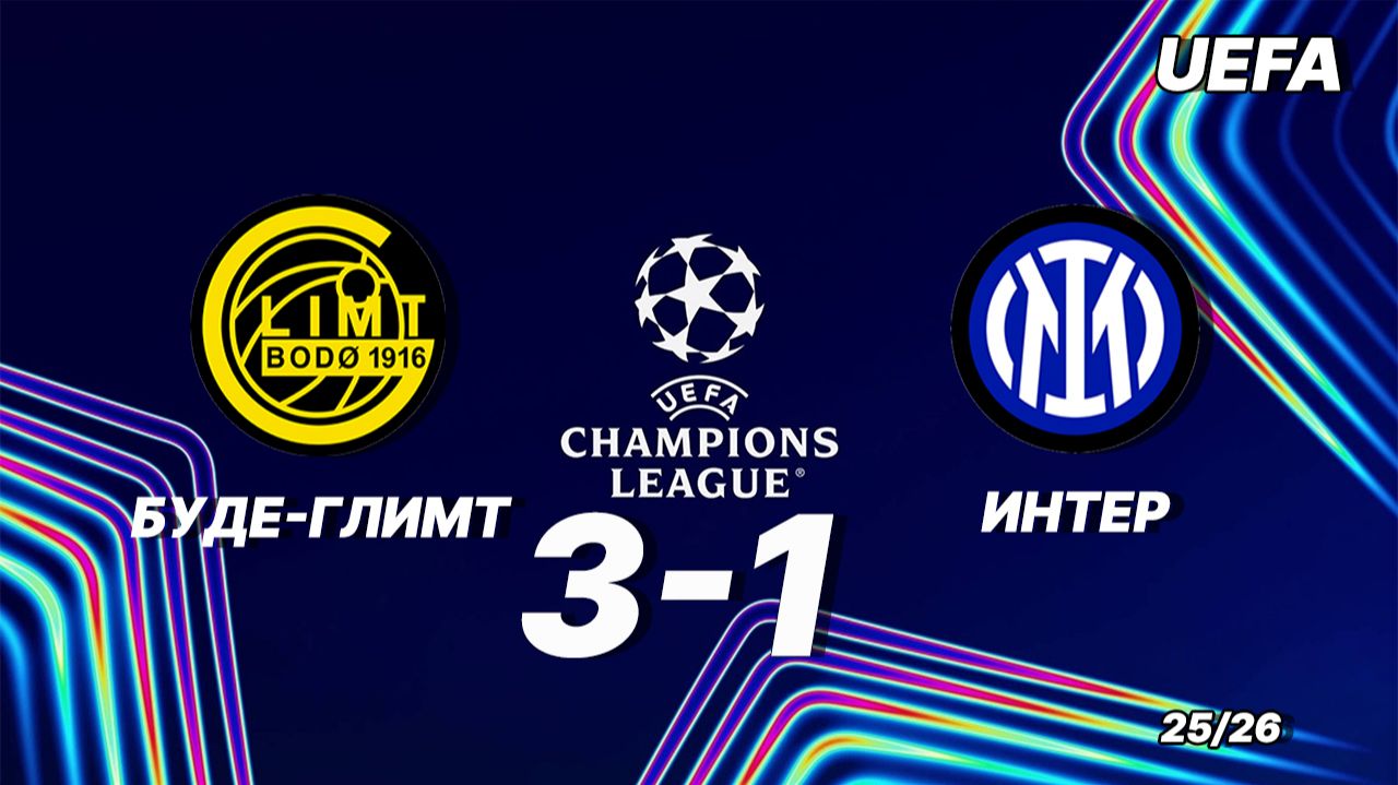 Будё-Глимт — Интер. Обзор матча 18.02.2026. Лига чемпионов смотреть онлайн