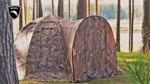 Как установить тамбур-соединитель для палатки Берег