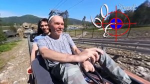 Катаемся на родельбане. Манжерок #rutube360