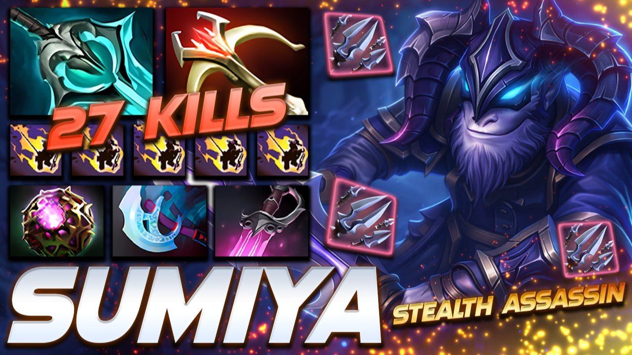 SumiYa Riki 27 Frags Stealth Action — профессиональный геймплей в Dota 2 [Смотри и учись]