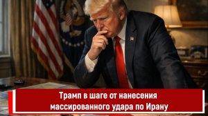 Трамп в шаге от нанесения массированного удара по Ирану