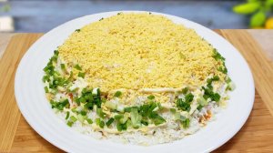 Очень Вкусный Слоеный Салат "ИРИНА". Не ожидал Такого Результата!!