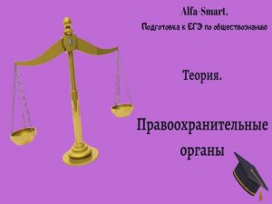ПРАВООХРАНИТЕЛЬНЫЕ ОРГАНЫ || ЕГЭ по ОБЩЕСТВОЗНАНИЮ