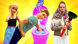 КЕН ХОЧЕТ СДЕЛАТЬ ПРЕДЛОЖЕНИЕ БАРБИ! 💍😱 Но БАБА МАНЯ УСТРАИВАЕТ ЕМУ ПРОВЕРКУ! 👵🔧