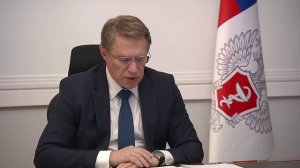 Владимир Путин в формате видеоконференции провёл совещание с членами Правительства. 18.02.2026.