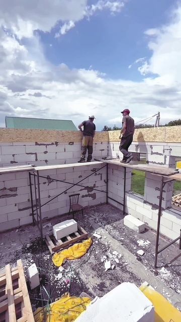 Строительство дома из газобетонного блока