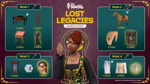 The Sims 4 событие “Затерянное наследие” — Первая неделя! Прохождение квеста «Прибытие»