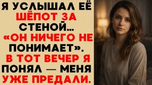 Я услышал их шёпот за стеной — и понял, что мой брак уже разрушен