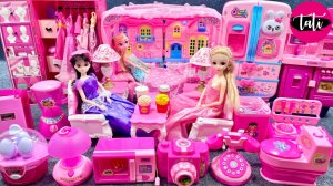 Играем в игрушки из мультика принцесса кукла Барби. Мультфильм для детей. ASMR АСМР