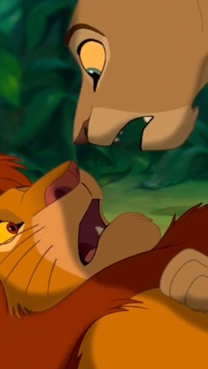 Нала находит Симбу, правда чуть не съела Пумбу. Король Лев