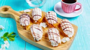 Классические заварные эклеры с заварным кремом