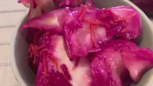 Капуста маринованная со свеклой!