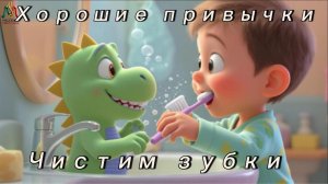 Песенка про чистку зубов | Шик-шик-шик | Детская песня про гигиену для малышей.