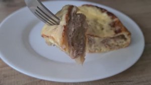 Положила фарш в лаваш и залила яйцами❗🔥Муж в восторге❗🔥