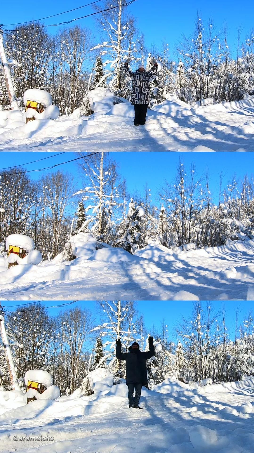 вот так встреча... 😂😂😂 #зима #веселье #смех #красота #eremeichs #top #тренды