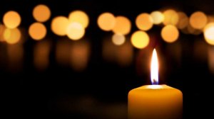 Застывший воск свечи