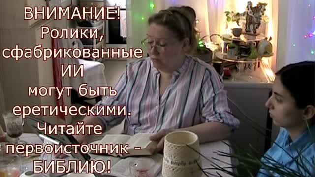 Тотальная ложь-2. Не поддавайтесь на еретические ролики, сфабрикованные ИИ. Слушайте Духа Святого