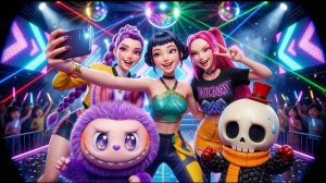 Лабубу против Руми, Миры и Зои. Эпическая битва в комнате