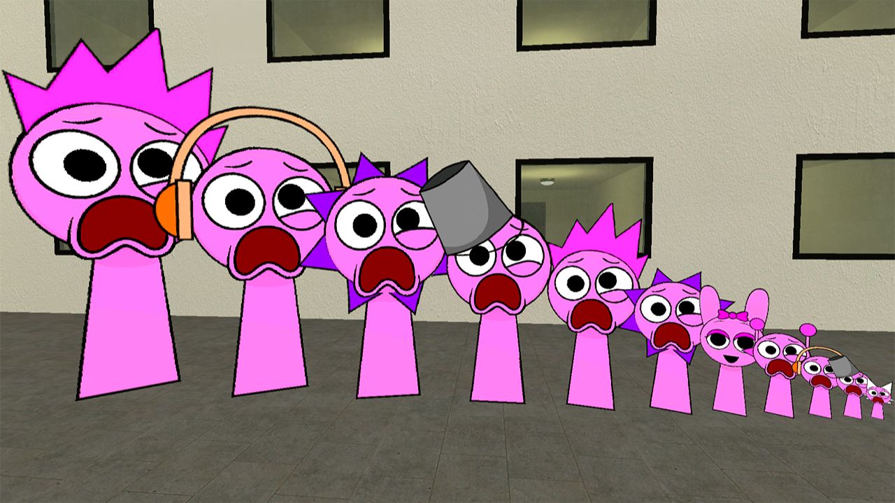 Спрунки Пинки Все Размеры с Разными Частями хотят вернуть малышку смотреть онлайн