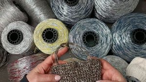 Обзор пряжи с фольгой art. VAMP от Luxury Selection by Ri.Go