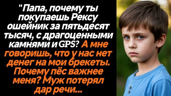 Жизненные Истории/"Папа, почему ты покупаешь Рексу ошейник за пятьдесят тысяч, с драгоценными камням