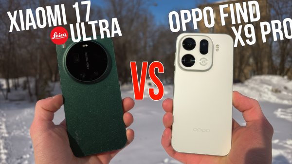 Xiaomi 17 Ultra VS Oppo Find X9 Pro - кто круче? | Сравнение