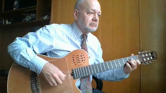 Ноктюрн (Арно Бабаджанян) на гитаре смотреть онлайн