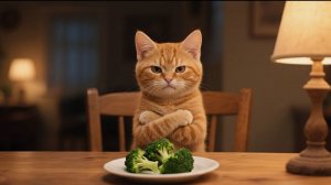 Котёнок НЕНАВИДИТ брокколи! 🥦🤢 (Дождитесь конца!)