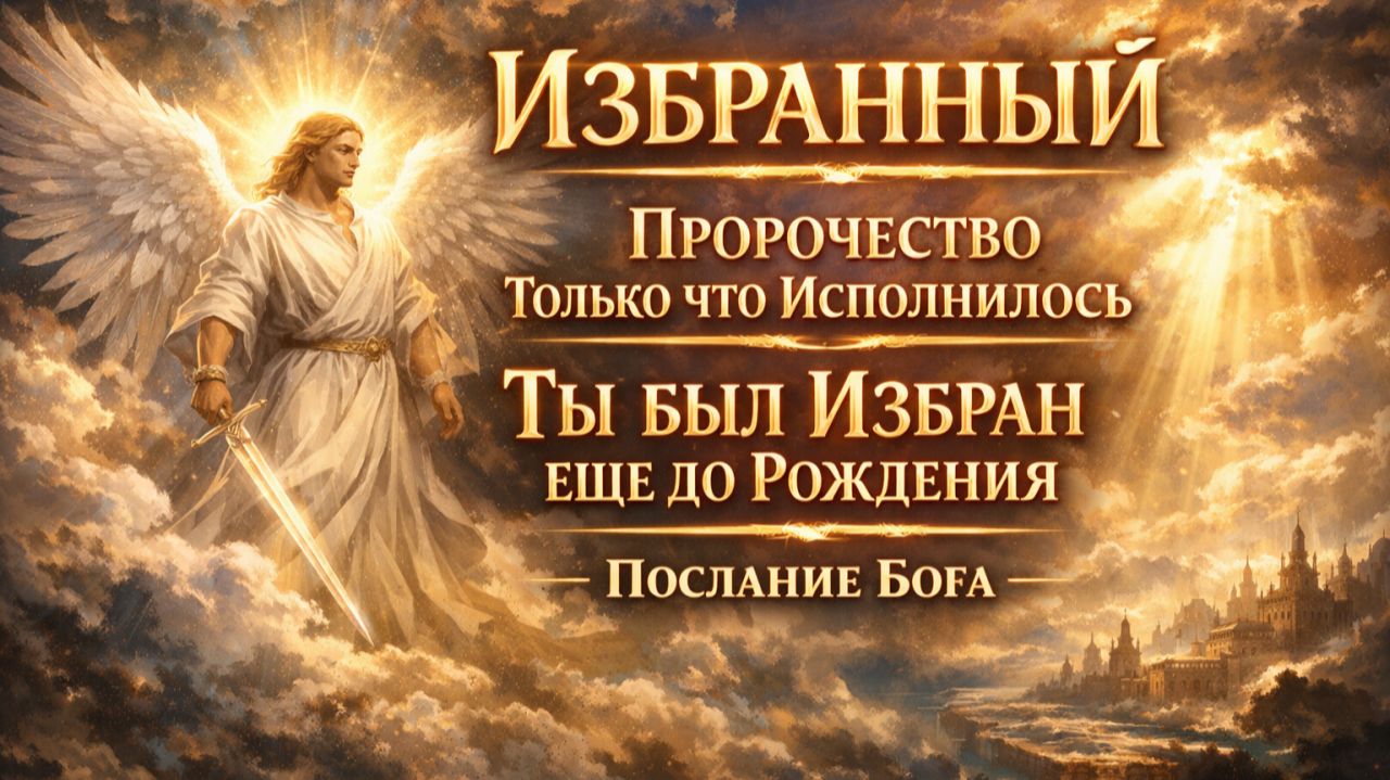 ИЗБРАННЫЙ ⚡ ПРОРОЧЕСТВО ИСПОЛНИЛОСЬ — ТЫ БЫЛ ИЗБРАН ДО РОЖДЕНИЯ