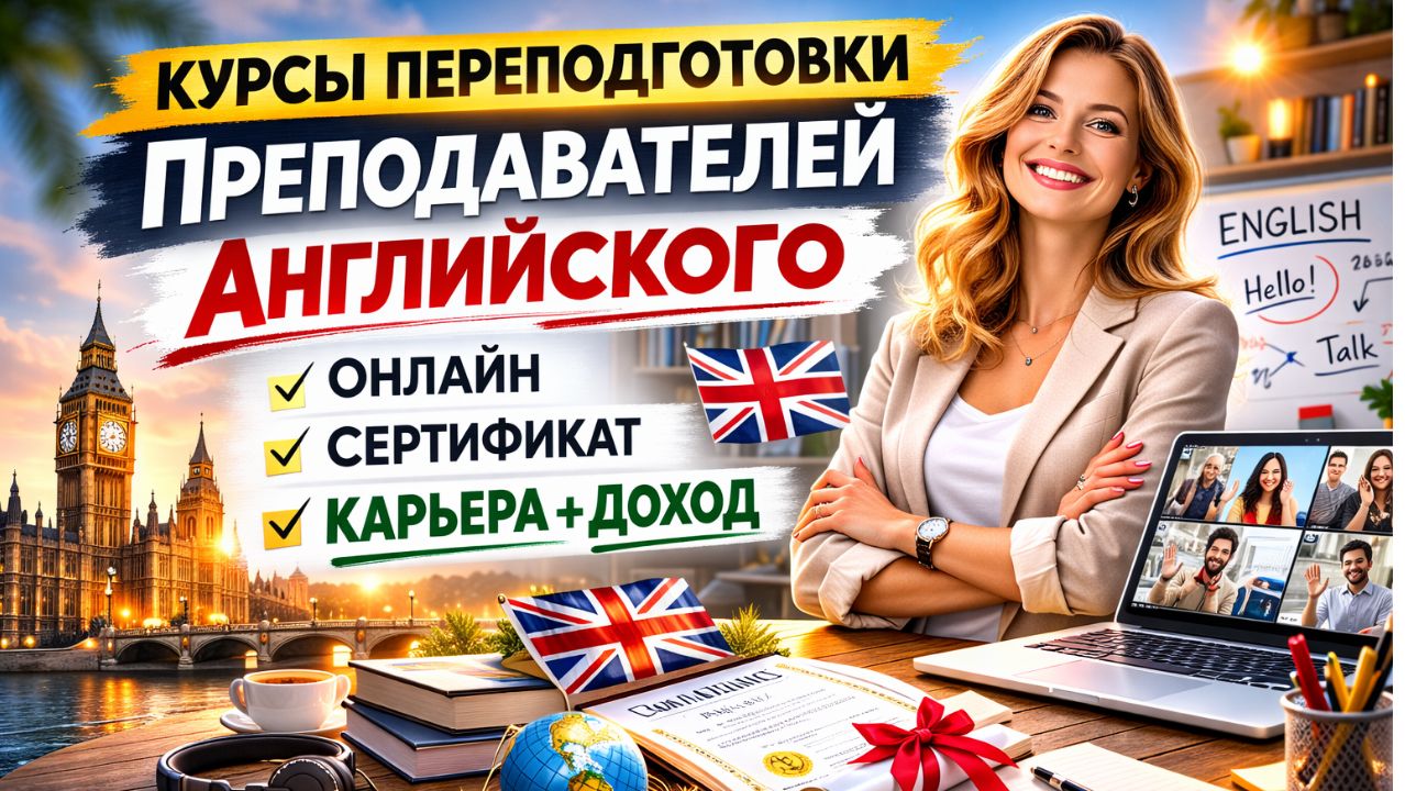 Курсы переподготовки преподавателей английского: TEFL/TESOL дистанционно