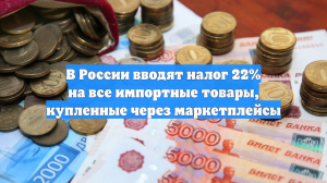 В России вводят налог 22% на все импортные товары, купленные через маркетплейсы