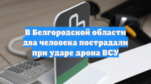 Дрон ВСУ атаковал дом в Белгородской области, ранены два человека