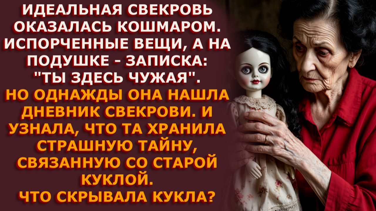 Истории из жизни|Тайна свекрови - кукла, которая следит|Аудио рассказы|Аудиокниги слушать онлайн| смотреть онлайн