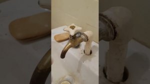 20260219 Старые латунный кран и муфта угловая вместе Кран букса керамик шаровый вентиль преимущества