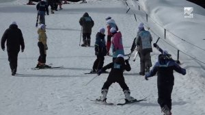 Курортный поселок Домбай принял Всероссийскую гонку «Лыжня России»