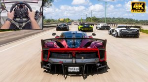 Ferrari FXX K EVO VS Extream Track Toys - Forza Horizon 5  Logitech G923 Steering Wheel