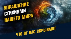 Управление Стихиями Нашего Мира