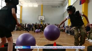 Полоса препятствий и битва на мешках: в Кемерове прошли старты спецназа со школьниками