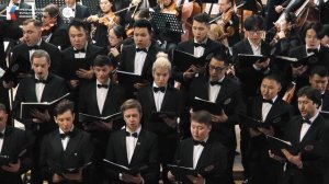 Э. Алексеев, Х. Максимов, сл. П. Тобурокова «Слава тайге» для смешанного хора и оркестра.